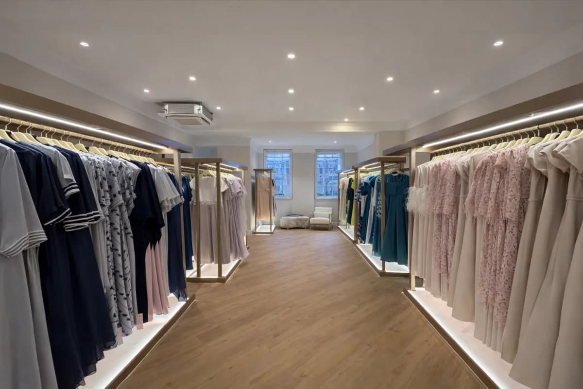 Bespoke retail display solutions including rails, stands and desks by CVB Technical Solutions